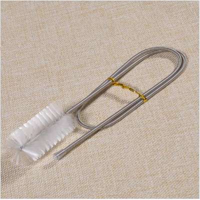 TT-012 Wholesale stainless steel aquarium glass lily pipe cleaning brush