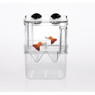 Aquarium acrylic breeding isolation box for fish incubator